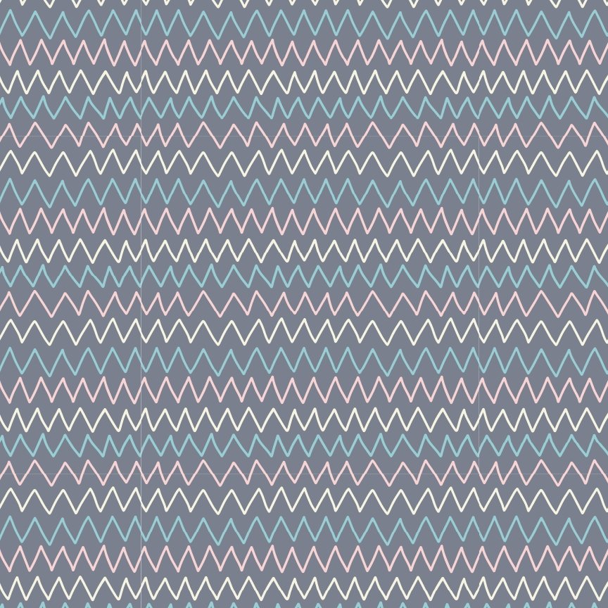 Chevron Doodles Pattern Acrylic Sheets - CMB Pattern Acrylic